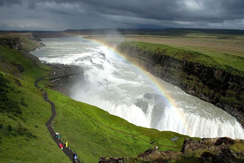 Водопад Гюдльфосс (Исландия)